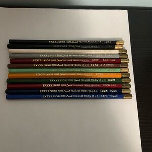 Vintage Colored Pencils Group of 12